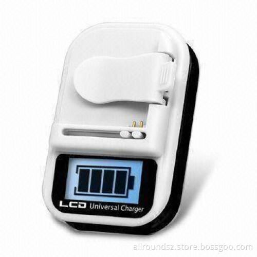 Mobile Battery Charger with USB Interface and LED Logo Screen